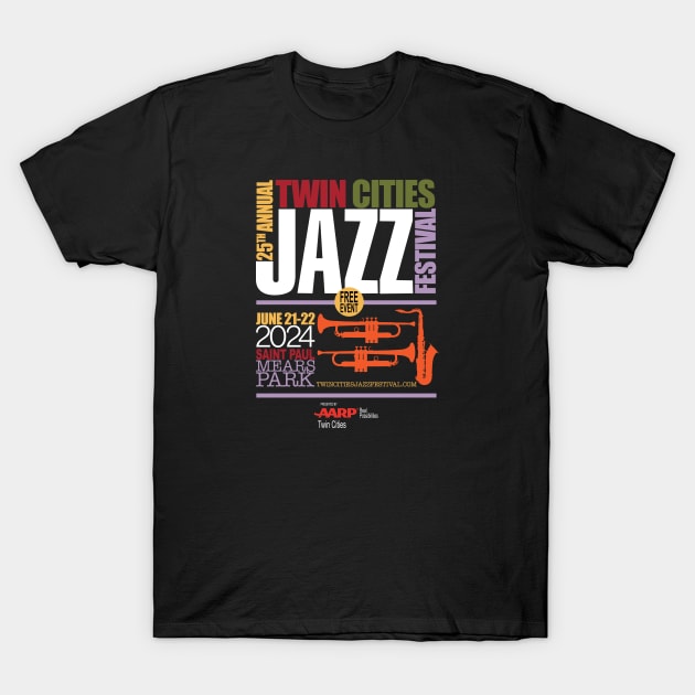 Twin Cities Jazz Festival T-Shirt by Jun Pagano